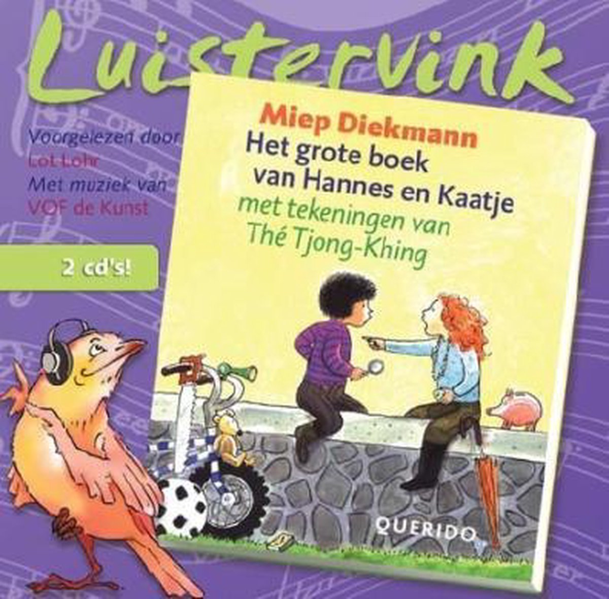 Luistervink - Grote Boek Van Hannes & Kaatje - DUBBEL CD