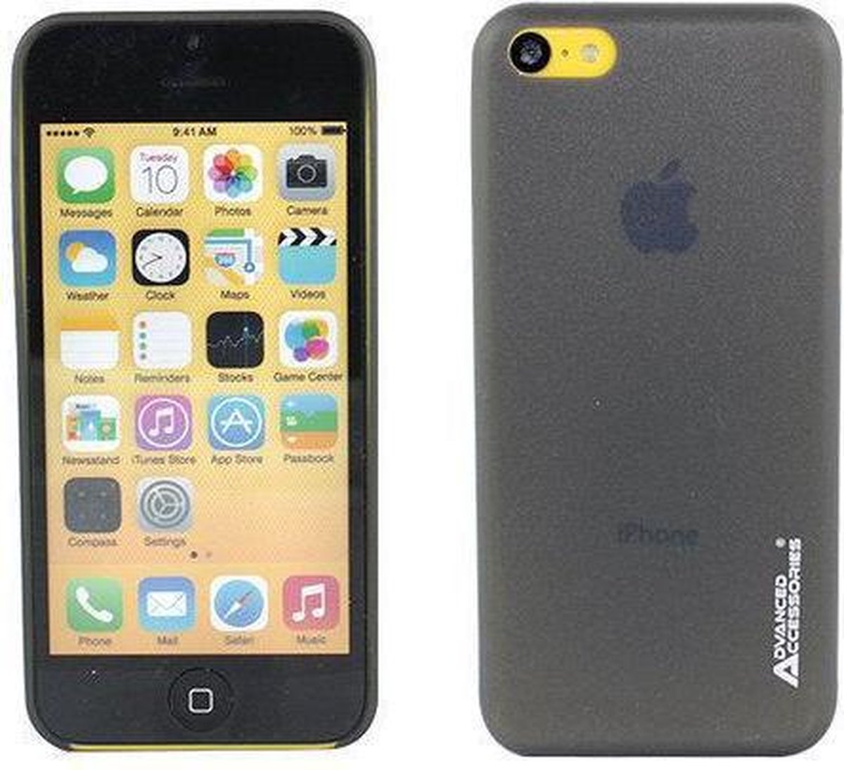 AA iPhone 5C GHOST Back Case zwart