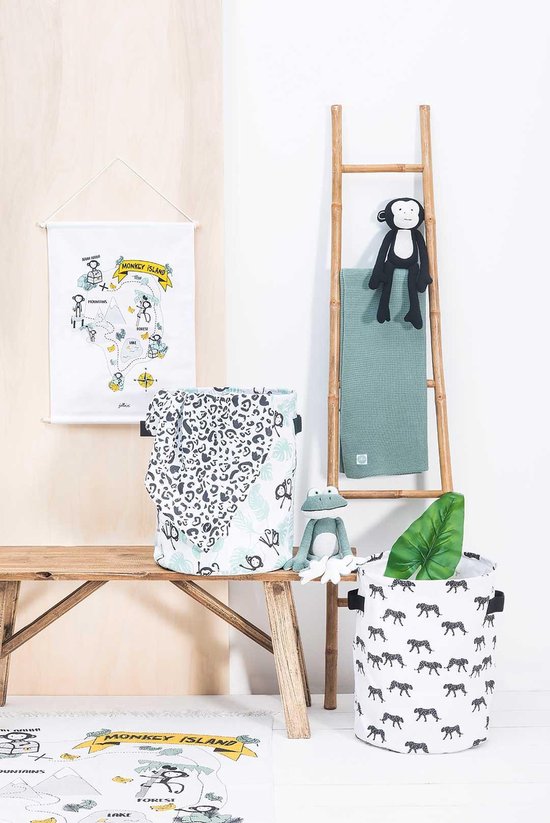 Jollein Baby Deken Ledikant 100x150cm - Basic Knit - Forest Green