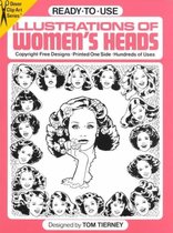Ready-to-Use Illustrations of Women's Heads
