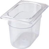 Rubbermaid 101P Rechthoekig Pan 0,8 l Transparant 6 stuk(s)