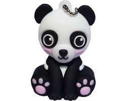 Ulticool Panda USB Stick 8 GB – Origineel verjaardag idee voor vrouwen, vriendin, tiener meisjes of panda liefhebbers – zwart / wit / roze - voor Grote Kinderen - Grappige Gadgets