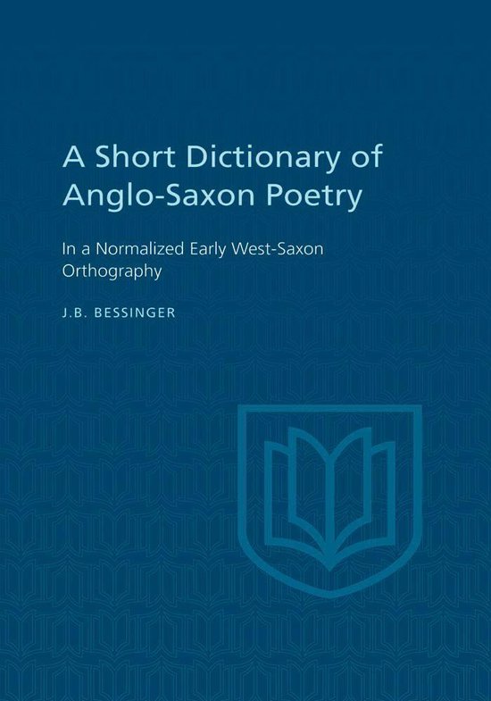 Heritage - A Short Dictionary of Anglo-Saxon Poetry - cover