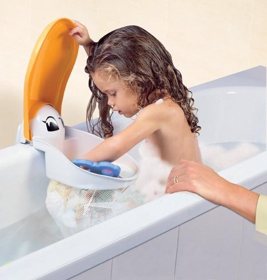 huid toevoegen aan Verbeteren Pelikaan speelgoed opbergnetje voor in bad | bol.com