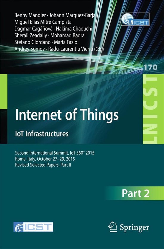 Springer Nature Proceedings Computer Science 2 - Internet of ... - cover