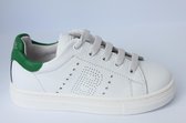 Balducci tennisschoen - wit/groen - leer - maat 35