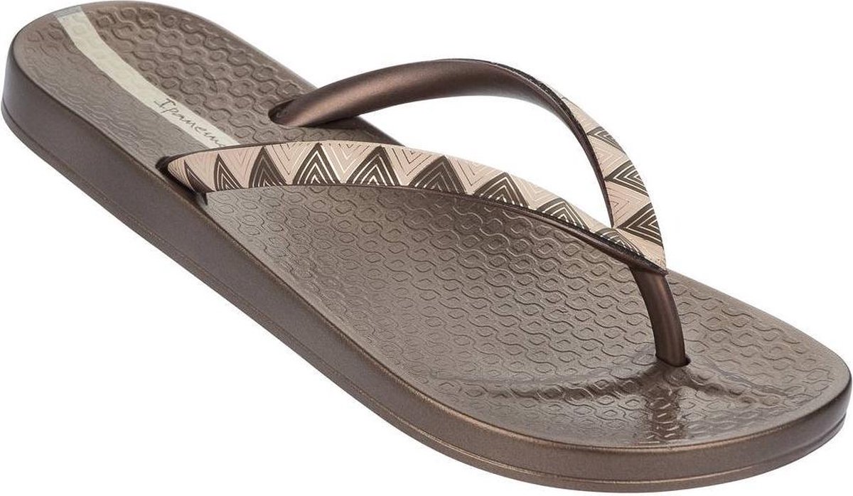 Ipanema slippers metallic - maat 41/42 - Dames - Brons | bol.com