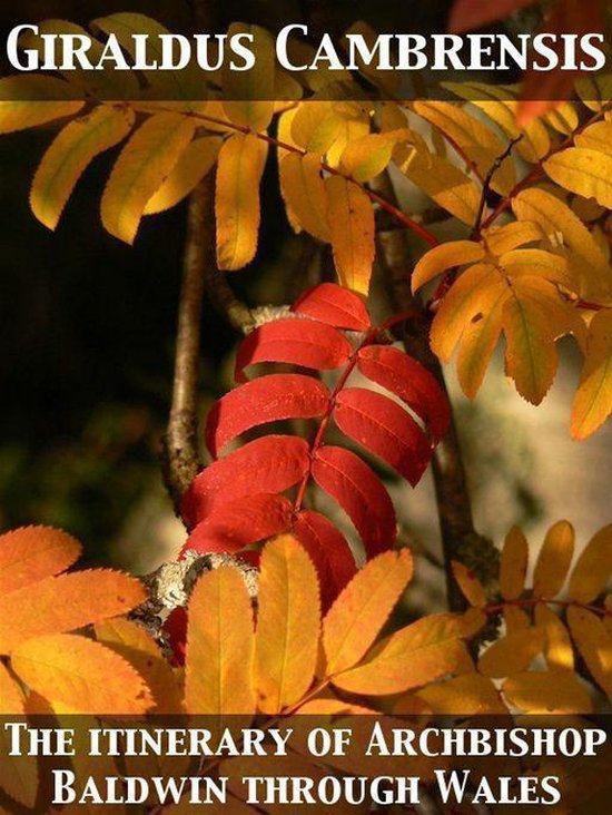 The itinerary of Archbishop Baldwin through Wales - cover