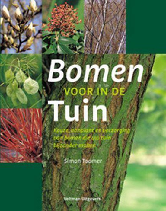 Cover van het boek 'Bomen voor in de tuin' van S. Toomer