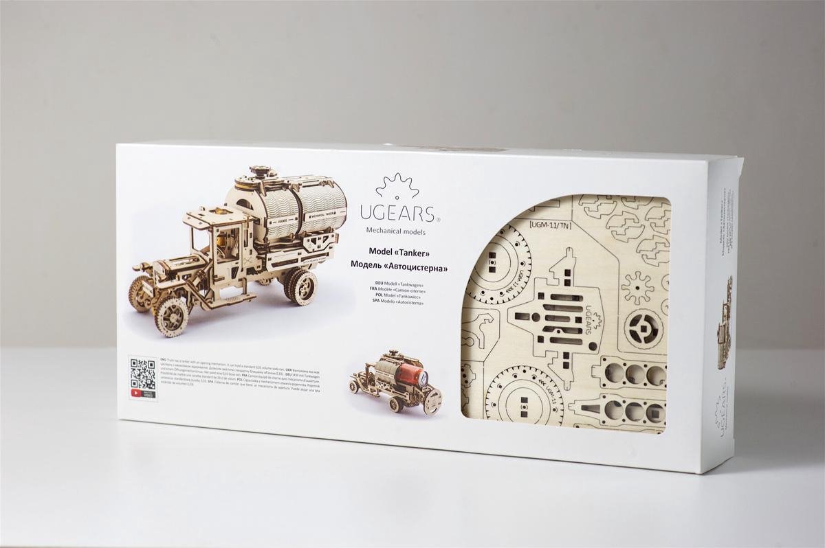 Ugears Modelbouw Hout Mechanische Tanker — afbeelding 17