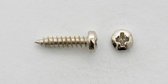 Göldo SR07C Tuner Mounting Screws 20-Pack (Nickel) - Gitaaronderdeel