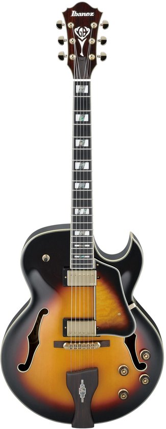 Ibanez LGB30-VYS George Benson Vintage Yellow Sunburst - Semi