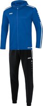 Jako - Hooded Tracksuit Striker 2.0 Junior - Trainingspak polyester met kap Striker 2.0 - 128 - Blauw