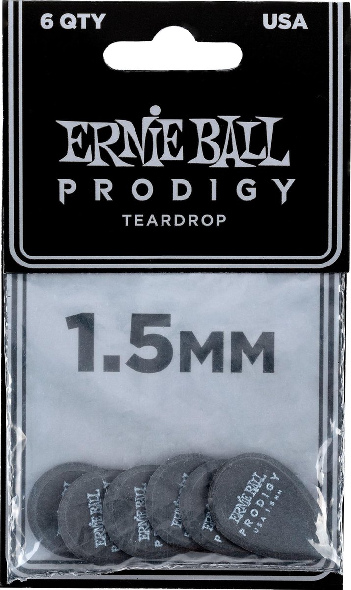 Ernie Ball - 9330 Prodigy Teardrop Picks - Plectrum set - 1.50 mm