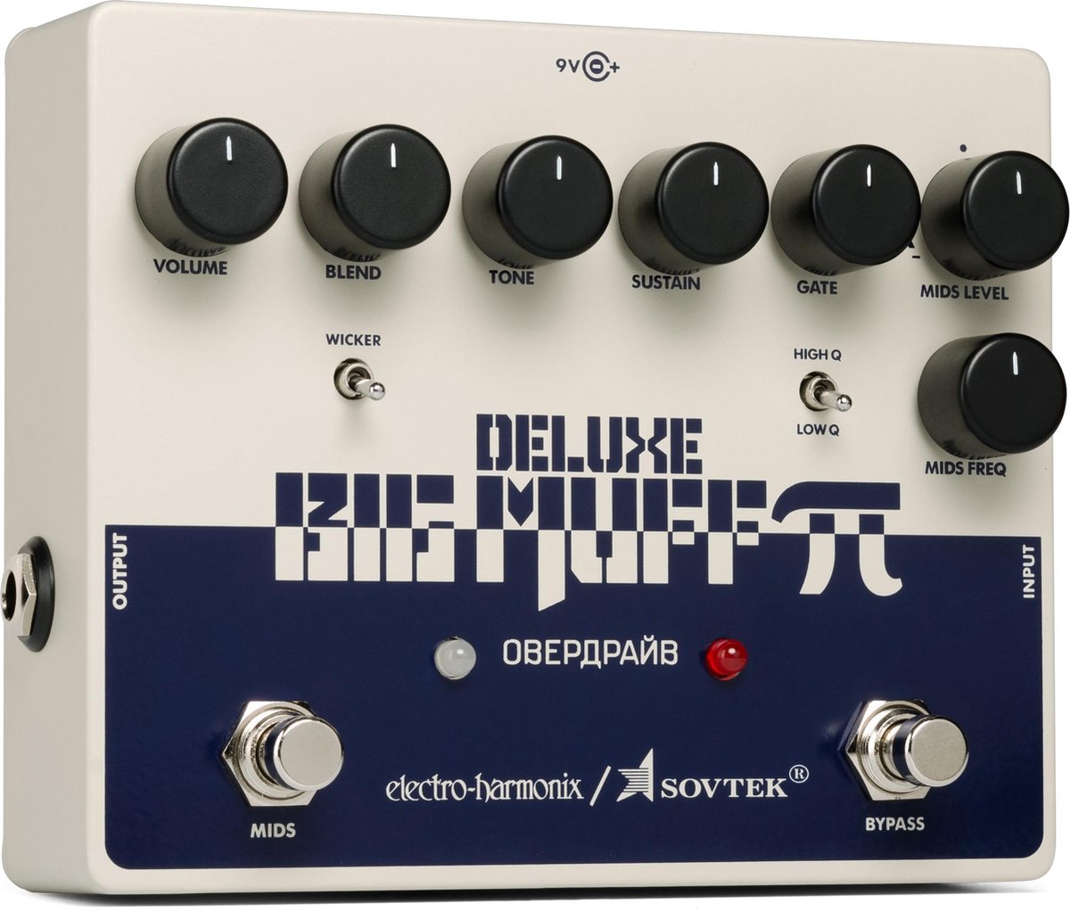 Electro Harmonix Sovtek Deluxe Big Muff Pi distortion sustainer