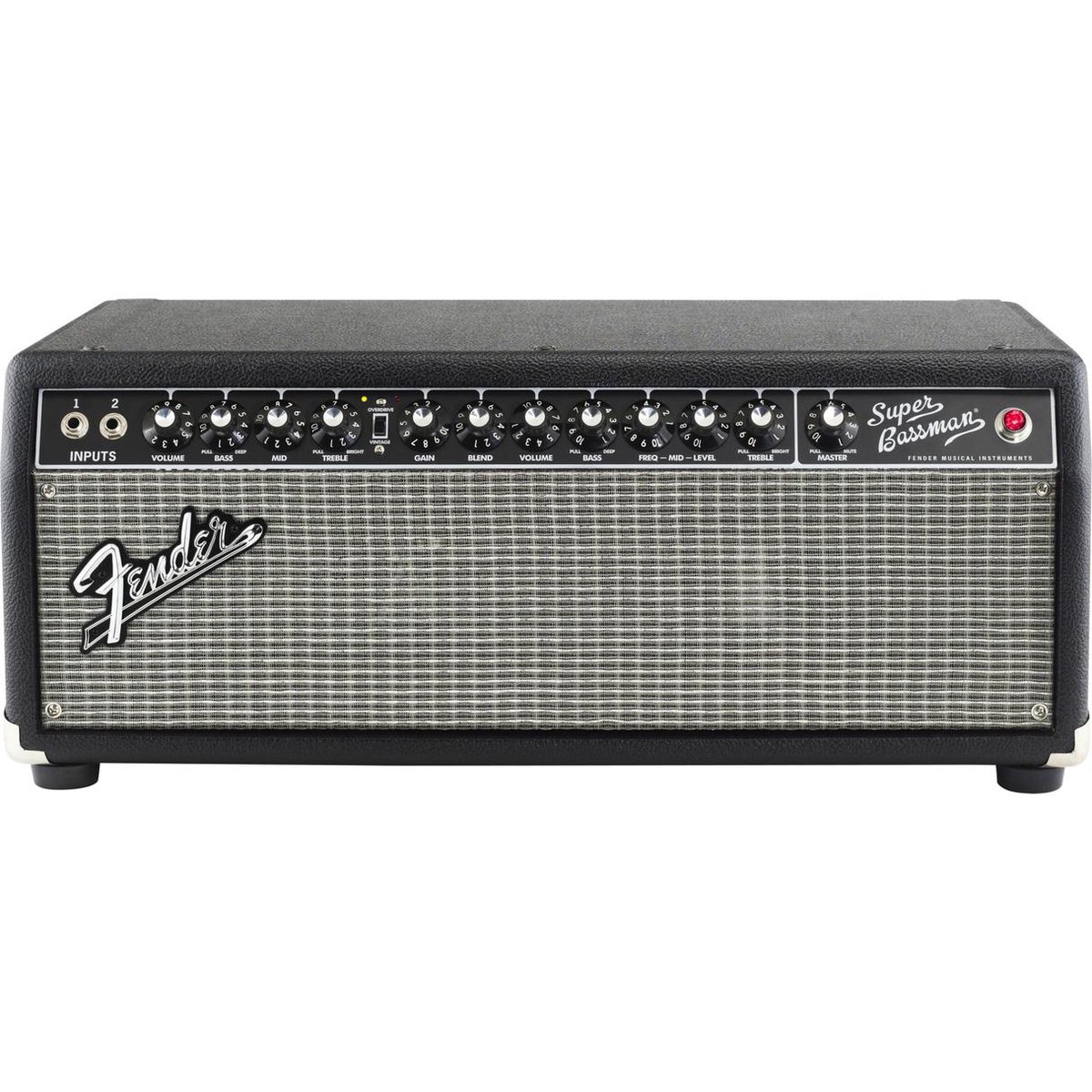 Fender Super basman Head zwart - Bass top