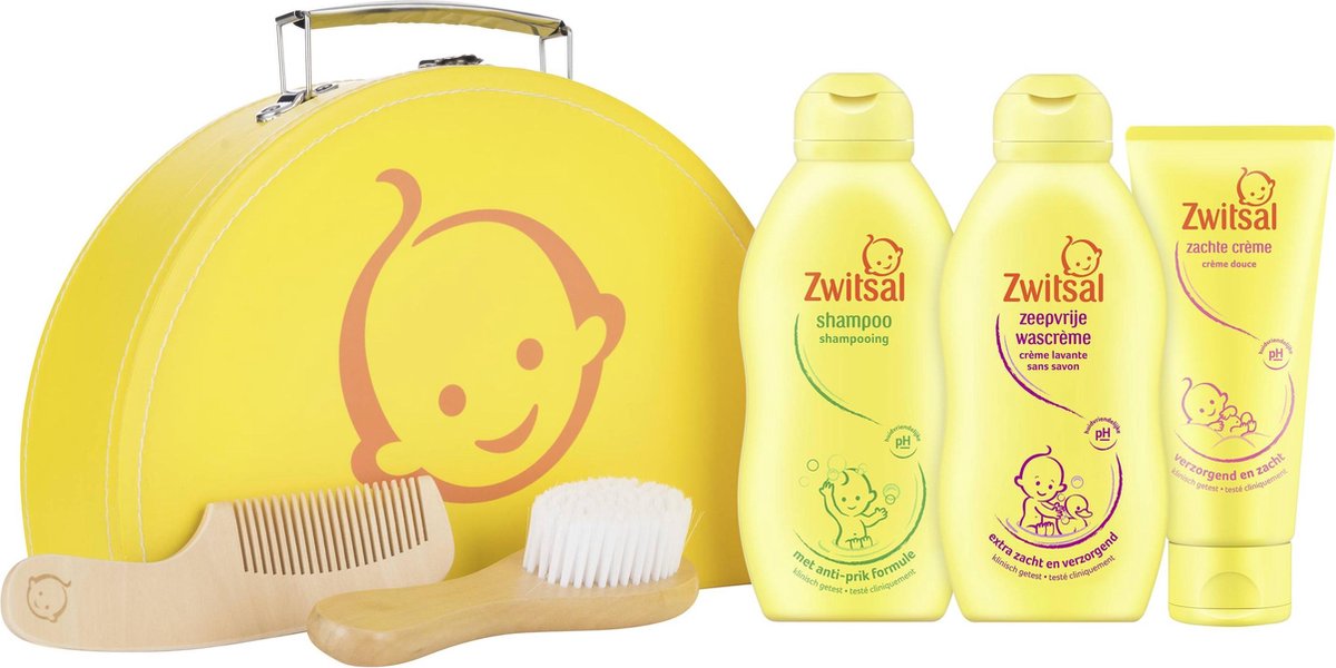 Zwitsal Reiskoffertje - 3 delig - Cadeaupakket