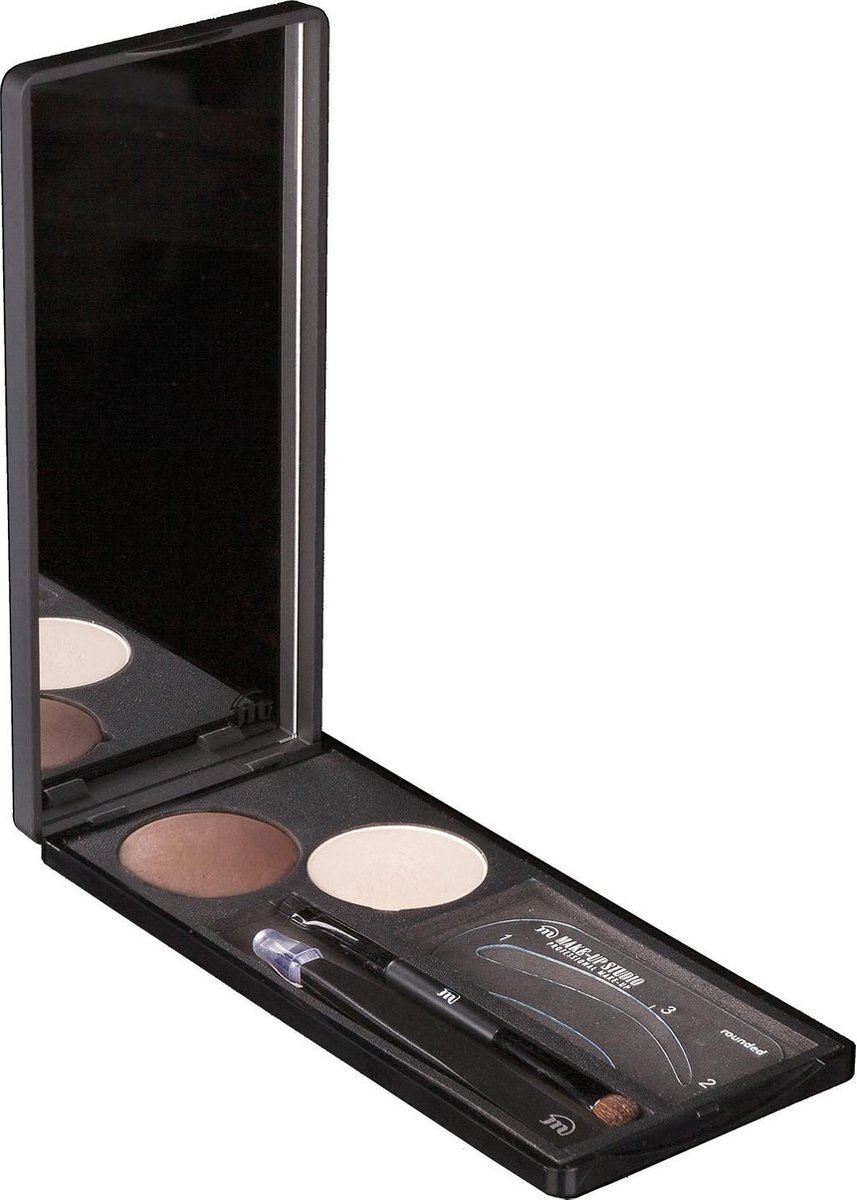 Bol.com Make-up Studio Professional Brow Kit Wenkbrauwkit - Dark aanbieding