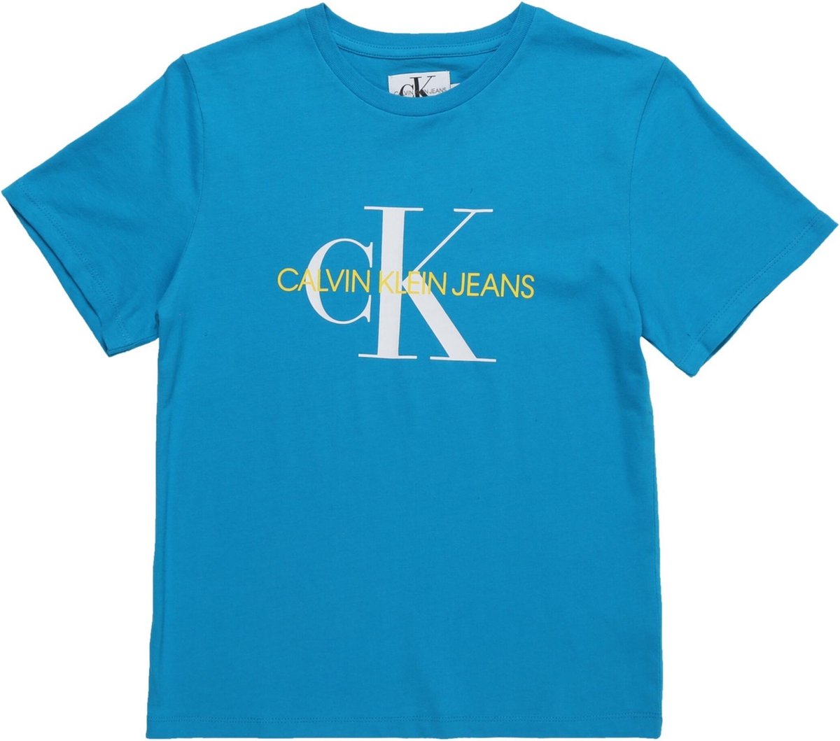 Calvin Klein Jeans shirt monogram oco tee Blauw-8 (128)