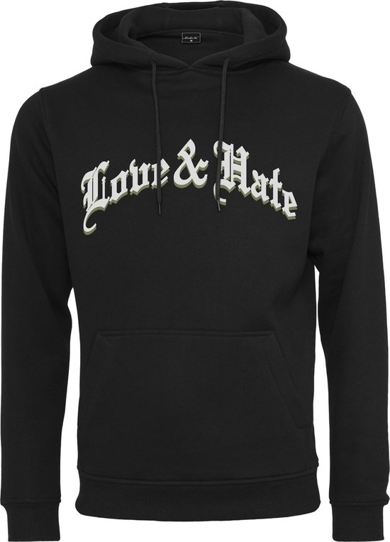 Hoody Love & Hate zwart | bol.com