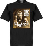 Modric Ballon d'Or Winner T-Shirt - Zwart - Kinderen - 92/98