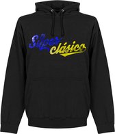 El Superclasico Boca Juniors Hooded Sweater - Zwart - XL