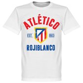 Atletico Madrid Established T-Shirt - Wit - L
