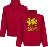Wales Cymru Hooded Sweater - Rood - Kinderen - 128