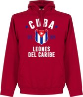 Cuba Established Hooded Sweater - Rood - L