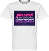 Awesome Since 1989 T-Shirt - Wit - L