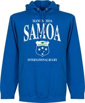 Samoa Rugby Hoodie - Blauw - M