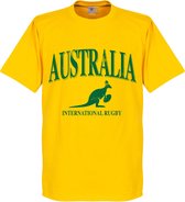 Australië Rugby T-Shirt - Geel - XXL