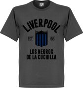 Liverpool Montevideo Established T-Shirt - Grijs - XL