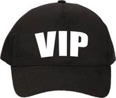 Zwarte VIP verkleed pet / baseball cap voor jongens en meisjes - verkleedhoofddeksel