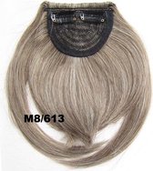 Pony hair extension clip in bruin / blond - M8/613