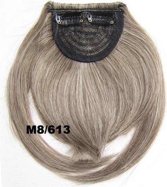 Pony hair extension clip in bruin / blond - M8/613