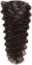 Remy Human Hair extensions wavy 14 - bruin 2#