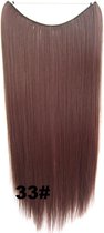 Wire hairextensions straight rood - 33#
