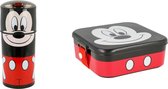 Mickey Mouse lunchbox en drinkbeker / lunchset / 100% duurzaam gerecycled kunststof / 100% BPA vrij!