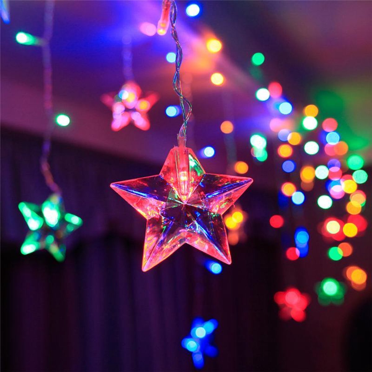 Kerstverlichting Binnen Kerstversiering Buiten Gekleurd Kerstlampjes