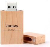 James naam kado verjaardagscadeau cadeau usb stick 32GB