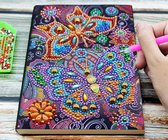 Diamond Painting Notitieboek - 14x21cm - Vlinder