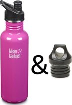 Klean Kanteen Classic Sport Cap Wild Orchid 800ml & Loopcap