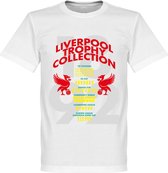 Liverpool Trophy Collection T-shirt - Wit - 4XL