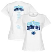 City Back to Back Champions Squad T-Shirt - Wit - Dames - S