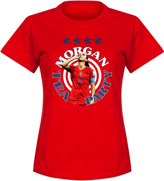 T-shirt Morgan Team Party - Rouge - Femme - M