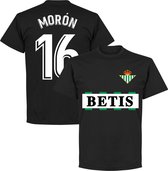 Real Betis Moron 16 Team T-Shirt - Zwart - XXXXL