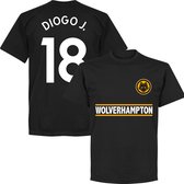Wolverhampton Diogo J 18 Team T-Shirt - Zwart - XS