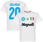 Napoli Zielinki Team T-Shirt - Wit - S