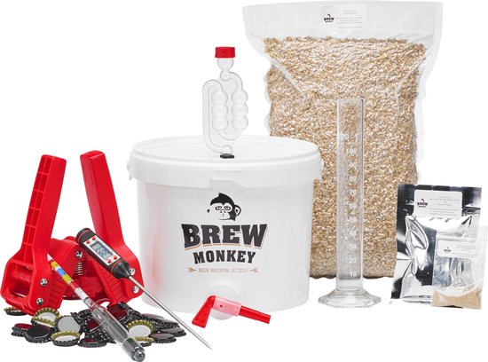 Brew Monkey® Kit de Brassage Bière Blonde, Kit Base de 5L